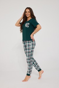 Pijama dama Cornette 730/483 Scarlett maneca scurta