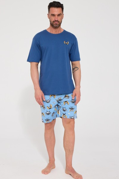 Pijama barbati Cornette 326/325 Bat 4 maneca scurta CORNETTE