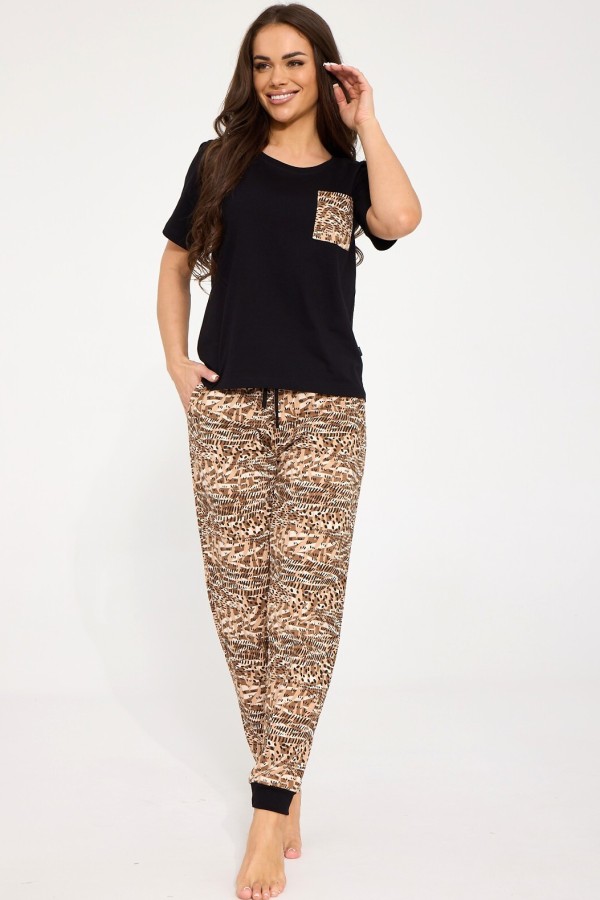 Pijama dama 730/494 Wild maneca scurta CORNETTE