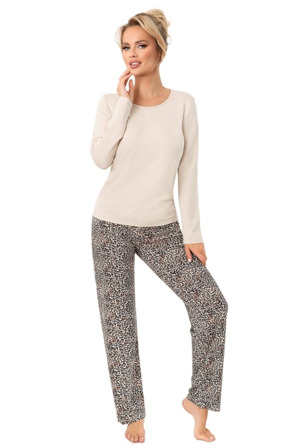 Pijama dama Donna Omari maneca lunga