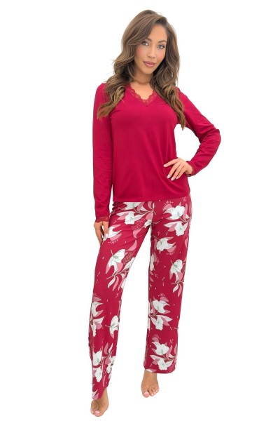 Pijama dama Donna Brigitte maneca lunga