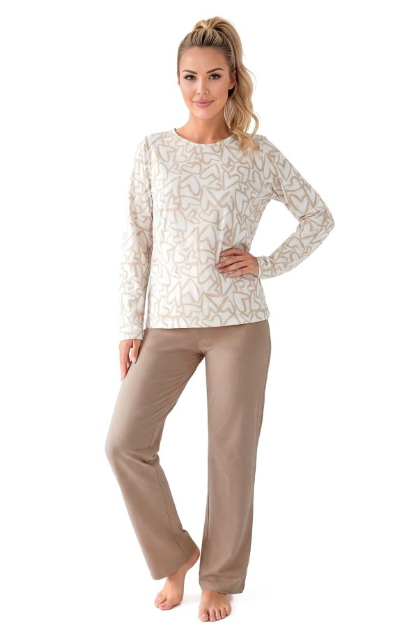 Pijama dama Donna Adore maneca lunga