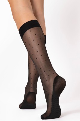 Sosete inalte dama Fiore Dots Massage M2106 20 den