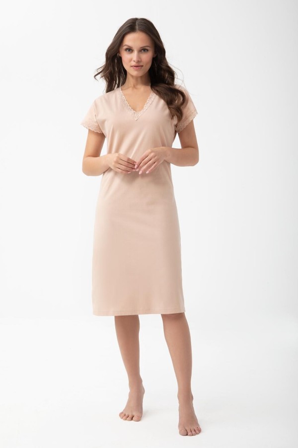 Rochie de noapte de dama Luna 1004 maneca scurta