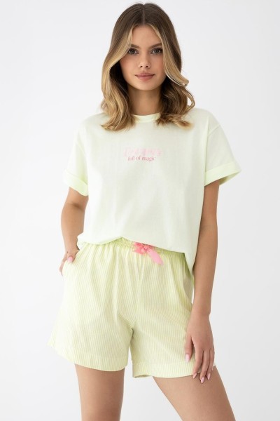 Pijama dama Sensis Savanna maneca scurta