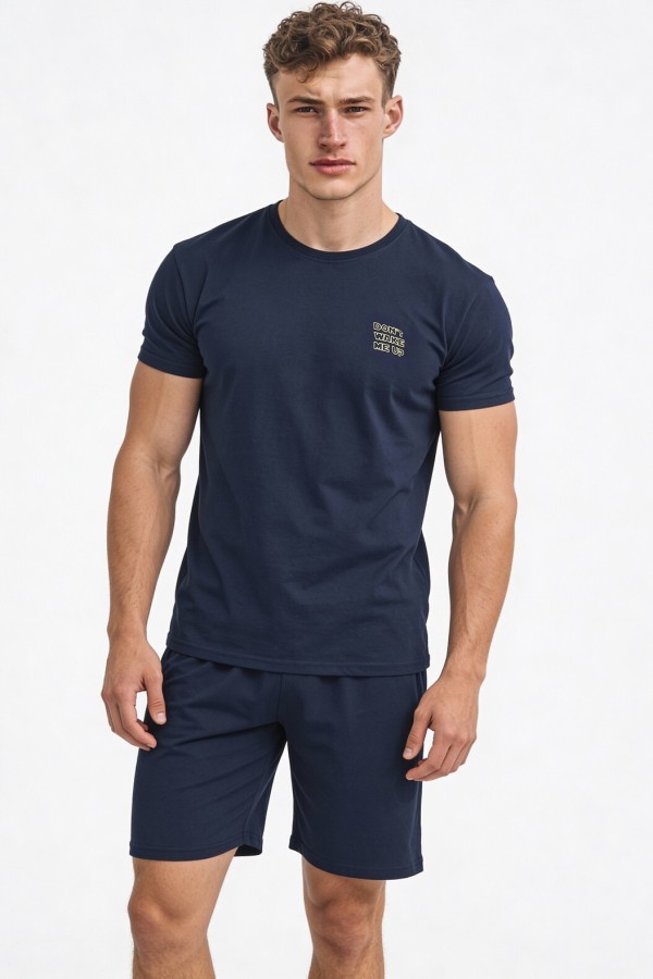 Pijama tineret Cornette F&Y 940/57 Don`t Wake Me Up maneca scurta