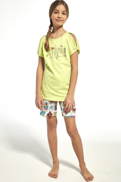 Pijama tineret Cornette Young Girl 242/61 Wow maneca scurta CORNETTE