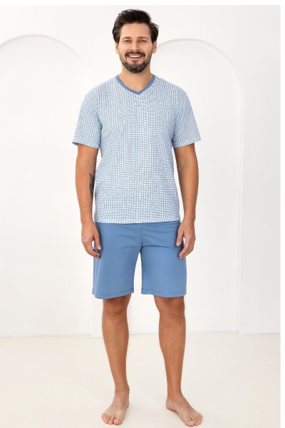 Pijama barbati Regina 509 maneca scurta