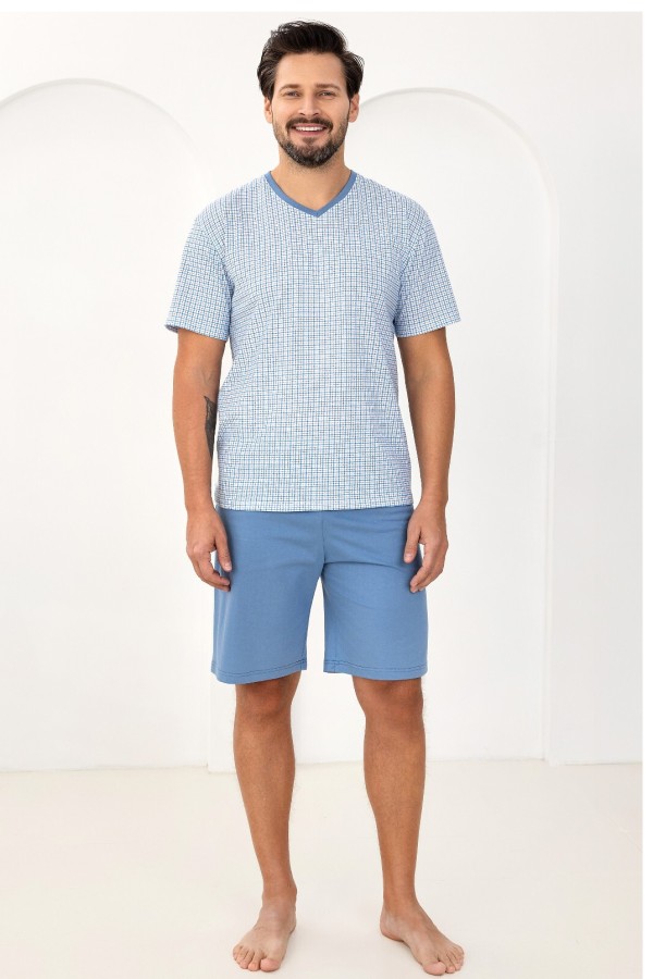 Pijama barbati Regina 509 maneca scurta