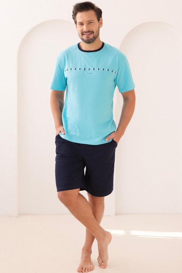Pijama barbati Regina 510 maneca scurta
