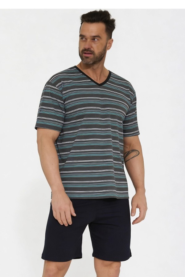 Pijama barbati Cornette Various 330/55 maneca scurta