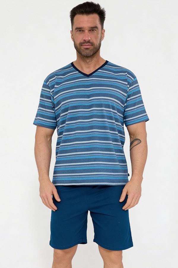 Pijama barbati Cornette Various 330/56 maneca scurta
