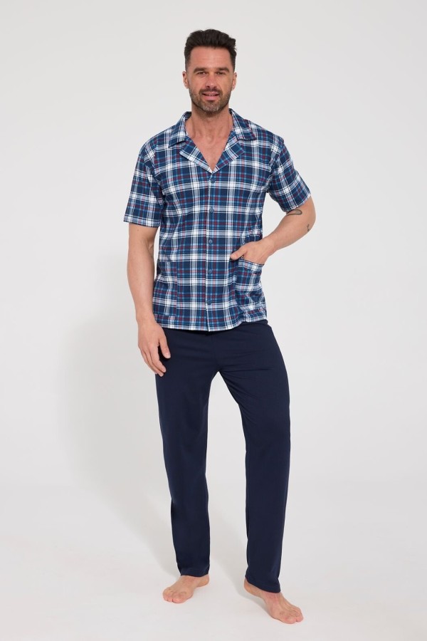 Pijama barbati Cornette 318/62 cu maneca scurta
