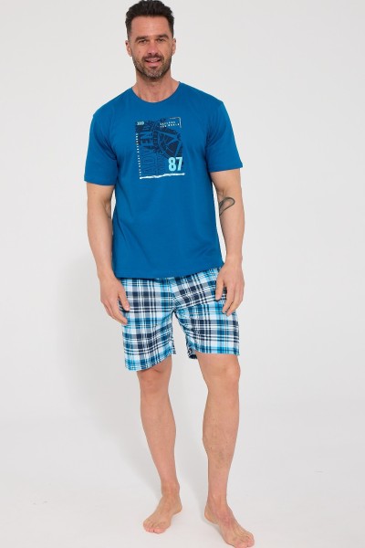 Pijama barbati Cornette 326/344 Compass maneca scurta