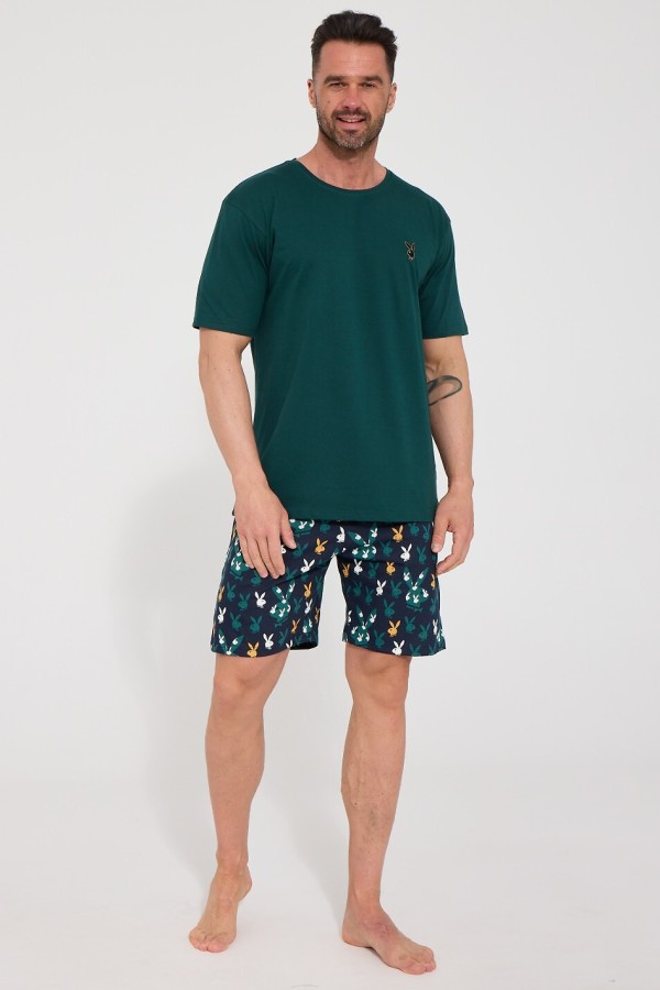 Pijama barbati Cornette 326/345 Gentelman maneca scurta