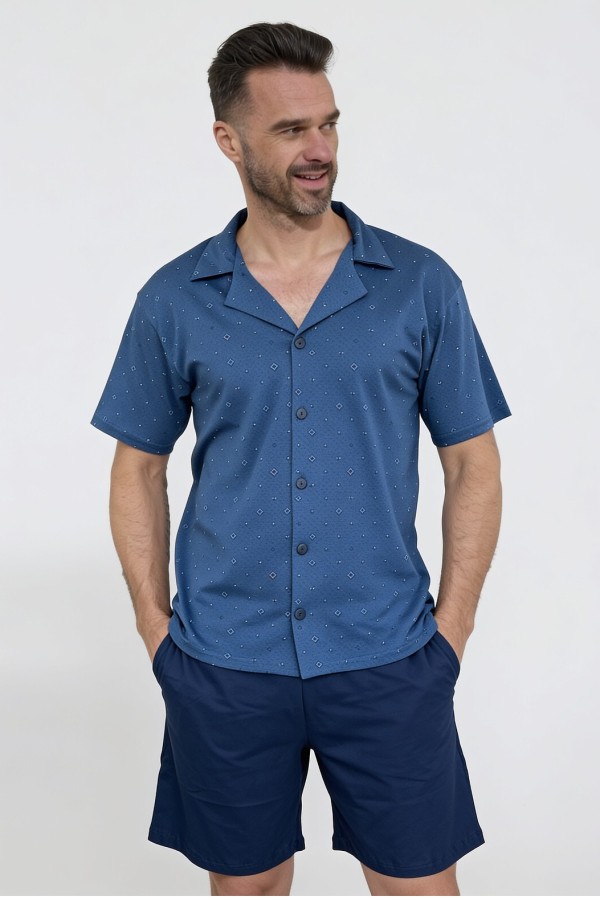 Pijama barbati Cornette 2000/01 maneca scurta