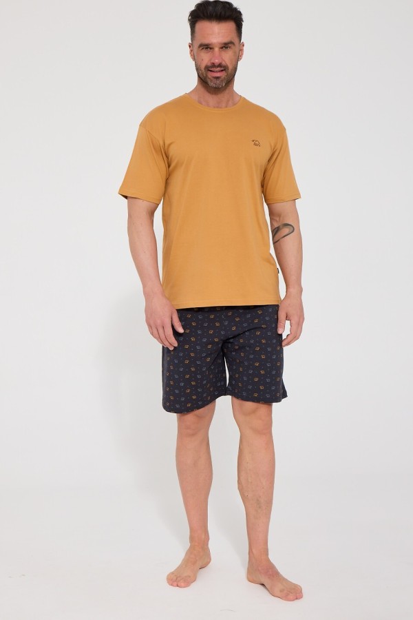 Pijama barbati Cornette 326/346 Wild Bear maneca scurta
