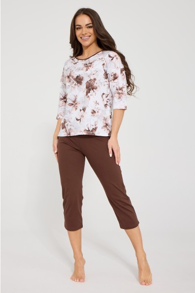 Pijama dama Cornette 147/499 Ashley maneca 3/4