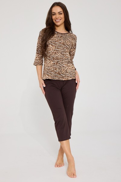 Pijama dama Cornette 147/492 Sahara maneca 3/4