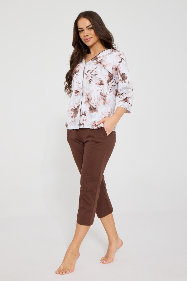 Pijama dama Cornette 162/498 Simone maneca 3/4