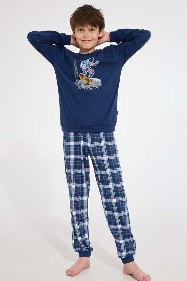 Pijama copii Cornette Young Boy 966/191 Astronaut maneca lunga