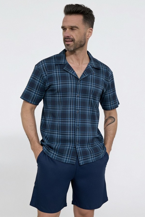 Pijama barbati Cornette 2000/02 maneca scurta