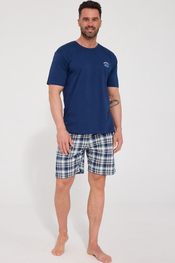 Pijama barbati Cornette 326/342 Rocky Mountain 2 maneca scurta