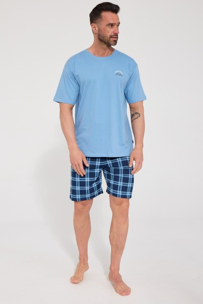 Pijama barbati Cornette 326/343 Rocky Mountain 3 maneca scurta