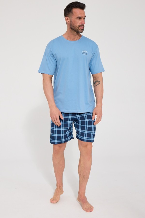 Pijama barbati Cornette 326/343 Rocky Mountain 3 maneca scurta