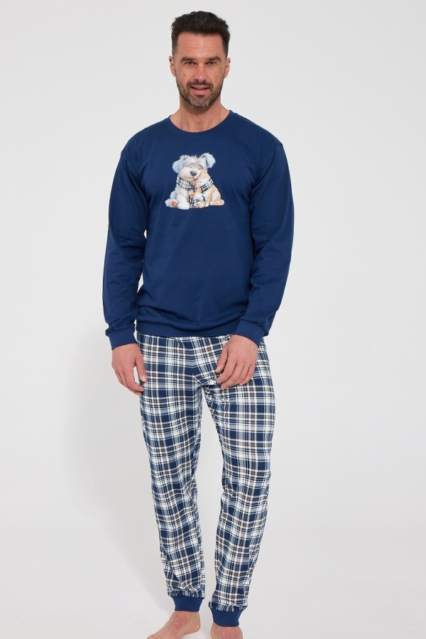 Pijama barbati Cornette 115/322 Home Friends maneca lunga