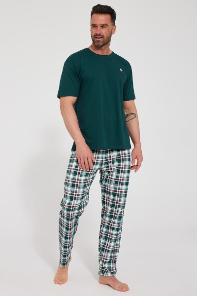 Pijama barbati Cornette 134/328 Wild Nature maneca scurta
