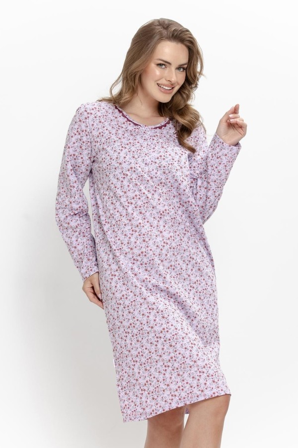 Camasa de noapte de dama Taro 3640 Agnessa cu maneca lunga